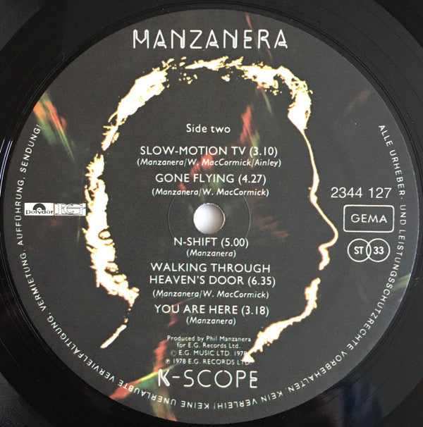 Manzanera* : K-Scope (LP, Album)