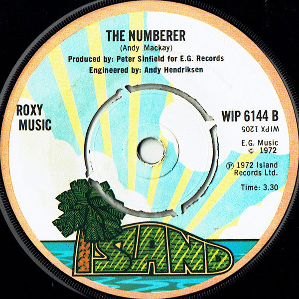 Roxy Music : Virginia Plain (7", Single, Sta)