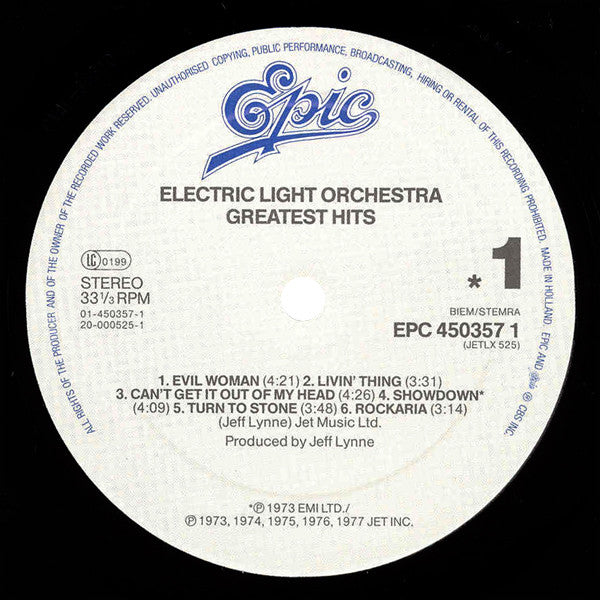 ELO* : ELO's Greatest Hits (LP, Comp, RE)
