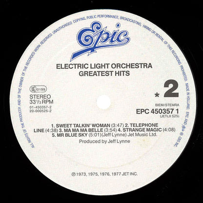 ELO* : ELO's Greatest Hits (LP, Comp, RE)