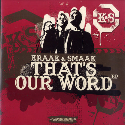 Kraak & Smaak Featuring Dudley Perkins, Carmel (2) : That's Our Word EP (12", EP)