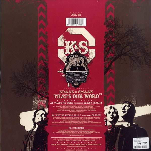 Kraak & Smaak Featuring Dudley Perkins, Carmel (2) : That's Our Word EP (12", EP)