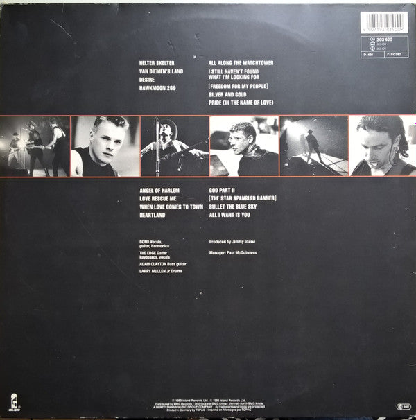 U2 : Rattle And Hum (2xLP, Album)