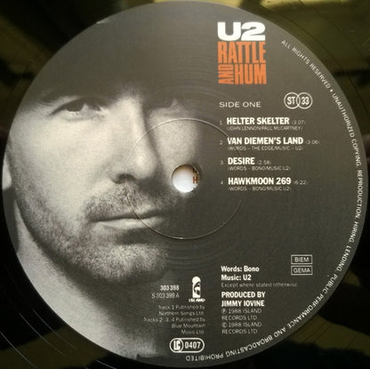 U2 : Rattle And Hum (2xLP, Album)