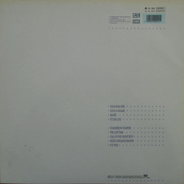 Talk Talk : It's My Life (LP, Album)