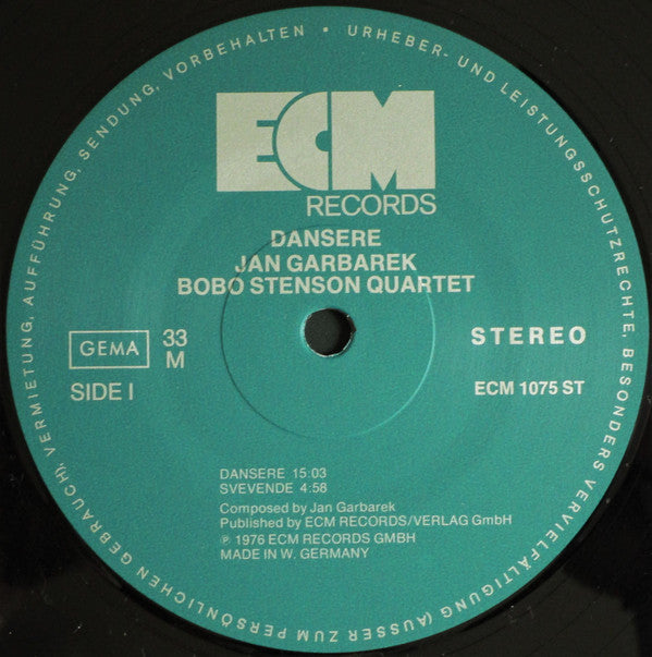 Jan Garbarek Bobo Stenson Quartet* : Dansere (LP, Album)