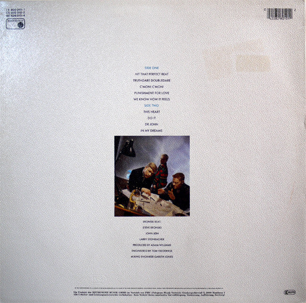 Bronski Beat : Truthdare Doubledare (LP, Album, Emb)
