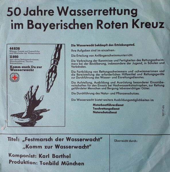 LW-Musik-Korps 1* : Komm Zur Wasserwacht (7", Single)