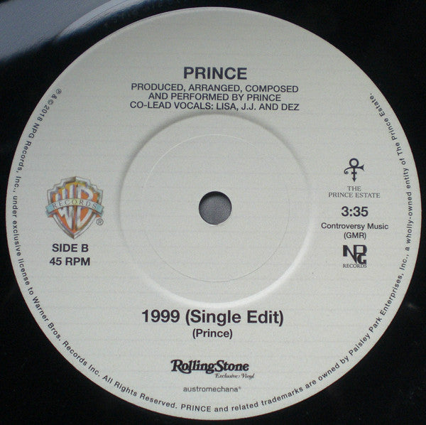 Prince : 17 Days / 1999 (7", Single)
