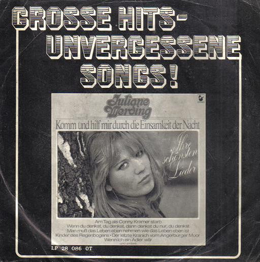 Juliane Werding : Am Tag, Als Conny Kramer Starb / Kinder Des Regenbogens (7", Single)