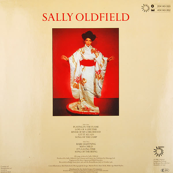 Sally Oldfield : Playing In The Flame (LP, Album)