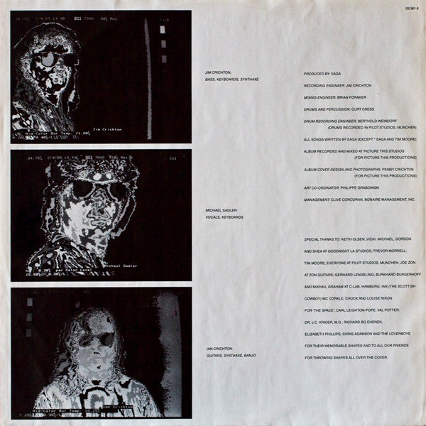 Saga (3) : The Beginner's Guide To Throwing Shapes (LP, Album)