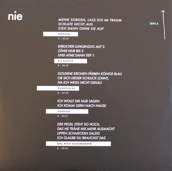 Fynn Kliemann : Nie (LP, Album, Ltd, Tur)