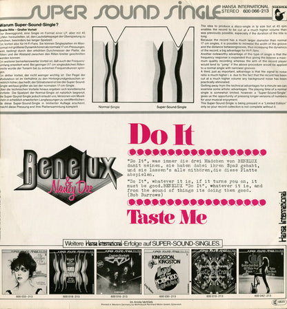 Benelux & Nancy Dee : Do It (12", Single, Sup)