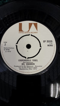 Del Shannon : Kelly / Coopersville Yodel (7", Mono)