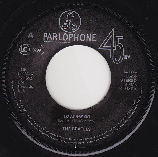 The Beatles : Love Me Do (7", Single, RE)