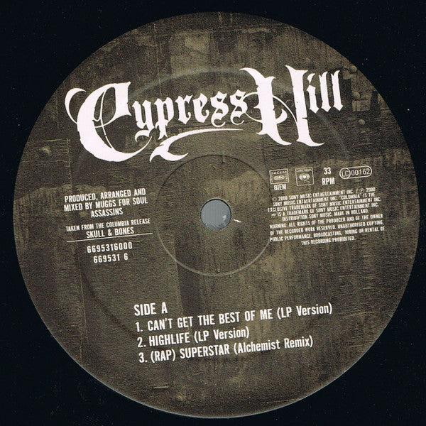 Cypress Hill : Can't Get The Best Of Me (12")