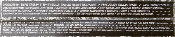 Crosby, Stills, Nash & Young, Dallas Taylor & Greg Reeves : Déjà Vu (LP, Album, Gat)
