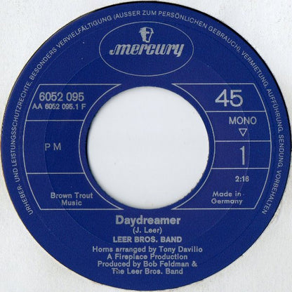 Leer Bros. Band* : Daydreamer (7", Single, Mono)