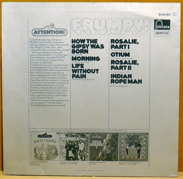 Frumpy : Attention! Frumpy! (LP, Comp)