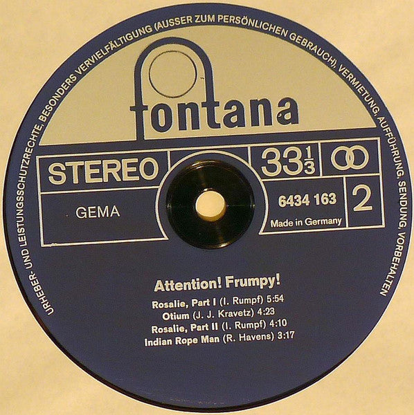 Frumpy : Attention! Frumpy! (LP, Comp)