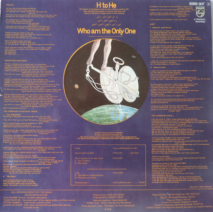 Van Der Graaf Generator : H To He Who Am The Only One (LP, Album, RE, RP, Lam)
