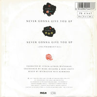 Rick Astley : Never Gonna Give You Up (7", Single)
