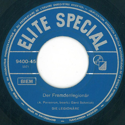 Die Legionäre : Der Fremdenlegionär (7")