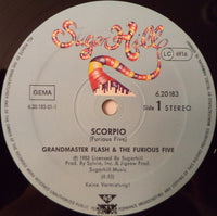 Grandmaster Flash & The Furious Five : Scorpio (12", Single)