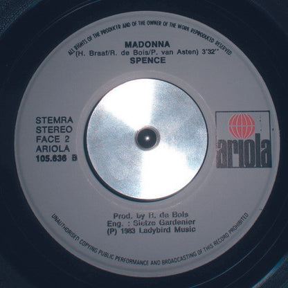 Spence : Get It On (7", Single)