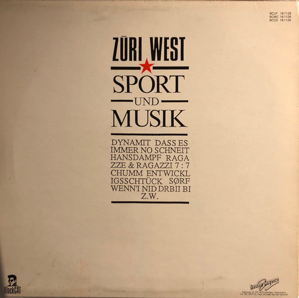 Züri West : Sport Und Musik (LP, Album, Emb)