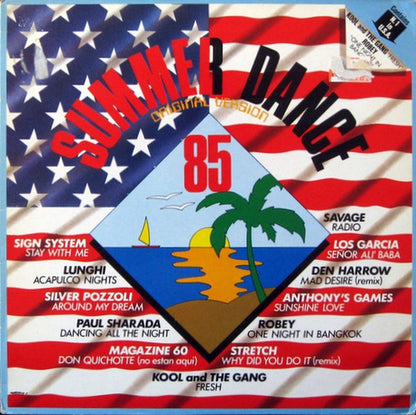 Various : Summer Dance 85 (Original Version) (LP, Comp, Mixed)
