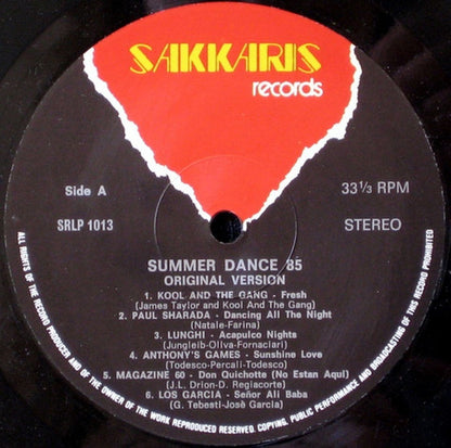 Various : Summer Dance 85 (Original Version) (LP, Comp, Mixed)