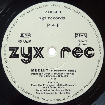 P4F Propaganda For Frankie* : P. Machinery Medley With Relax (12", Maxi)