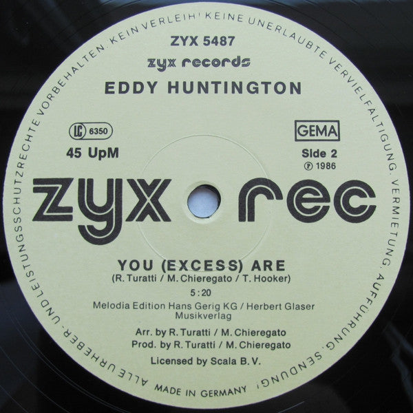 Eddy Huntington : U.S.S.R. (12", Maxi)