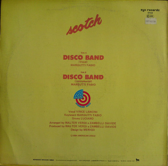 Scotch : Disco Band (12", Maxi)