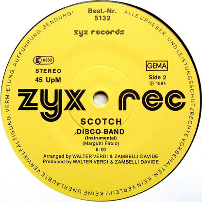 Scotch : Disco Band (12", Maxi)