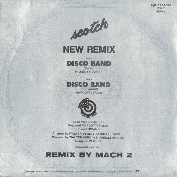 Scotch : Disco Band (New Remix) (12")