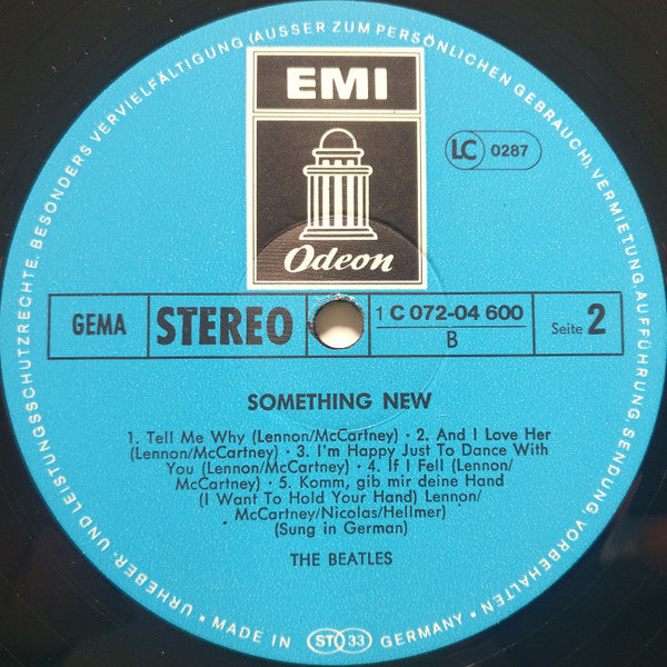 The Beatles : Something New (LP, Album, RE)