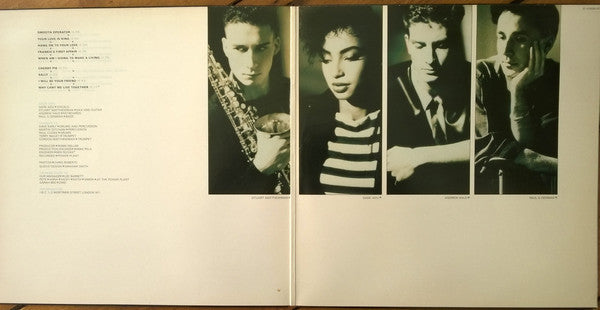Sade : Diamond Life (LP, Album, Club, RP, Gat)