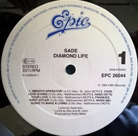 Sade : Diamond Life (LP, Album, Club, RP, Gat)