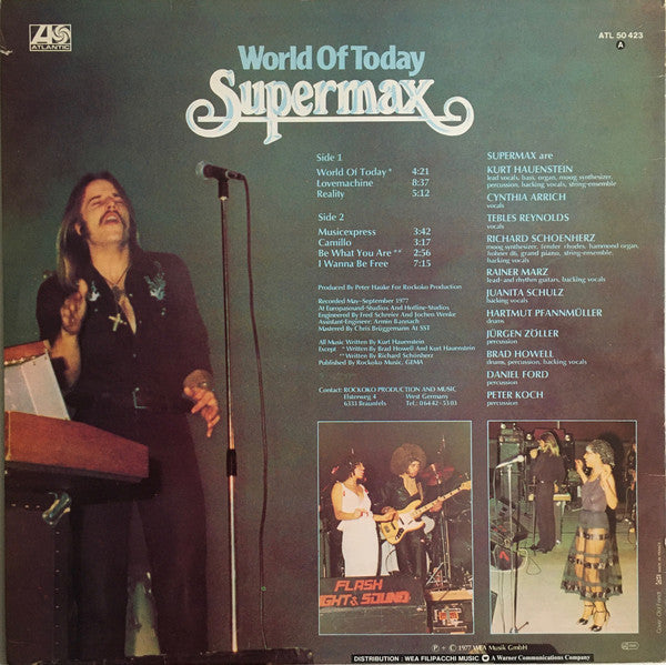 Supermax : World Of Today (LP, Album)