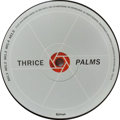 Thrice : Palms (LP, Album)