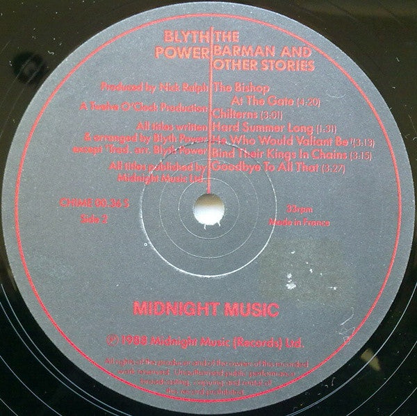 Blyth Power : The Barman And Other Stories (LP, Album)