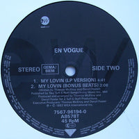 En Vogue : My Lovin' (You're Never Gonna Get It) (12")