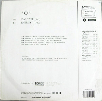 "O" : Das Spiel (12")