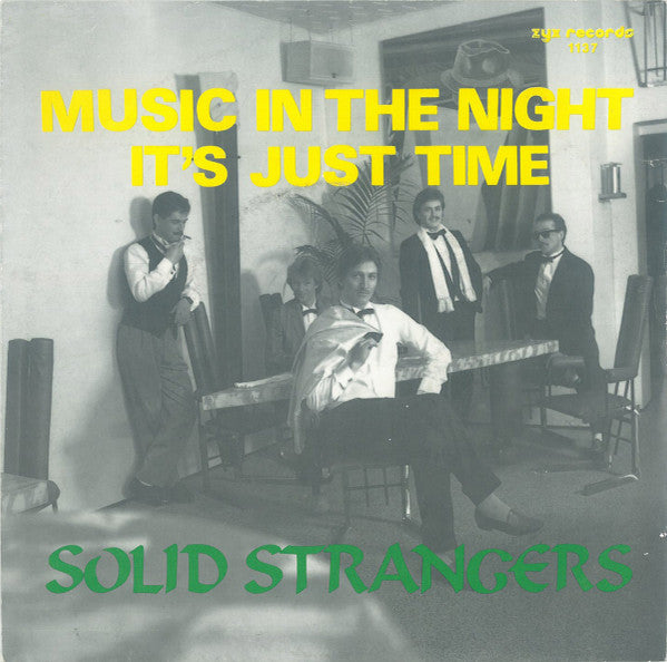 Solid Strangers : Music In The Night (7", Single)