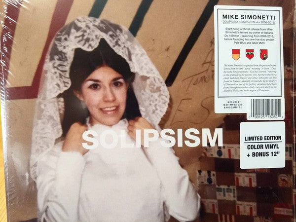 Mike Simonetti : Solipsism (Collected Works 2006​-​2013) (LP, Album, Ltd, Cle + 12", Ltd, Cle)