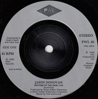 Jason Donovan : Rhythm Of The Rain (7", Single, Sil)