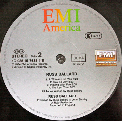 Russ Ballard : Russ Ballard (LP, Album, RP)